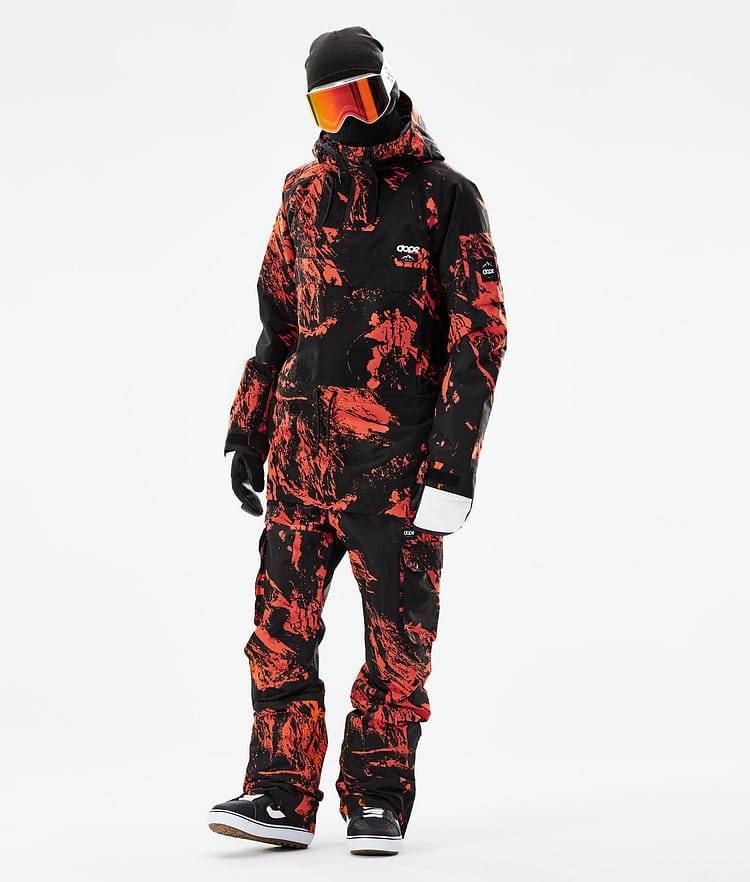 Annok 21 Chaqueta Snowboard Hombre Paint Orange, Imagen 6 de 10