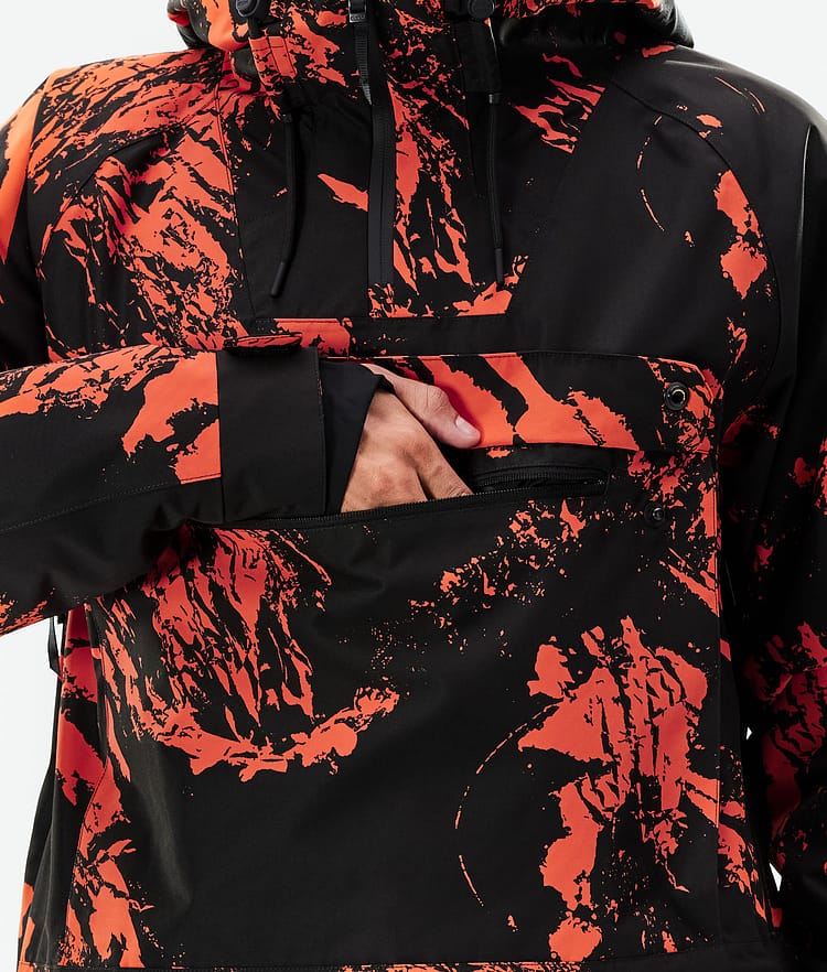 Annok 21 Chaqueta Snowboard Hombre Paint Orange, Imagen 9 de 10