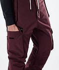 Iconic 2021 Spodnie Snowboardowe Mężczyźni Burgundy, Zdjęcie 5 z 6