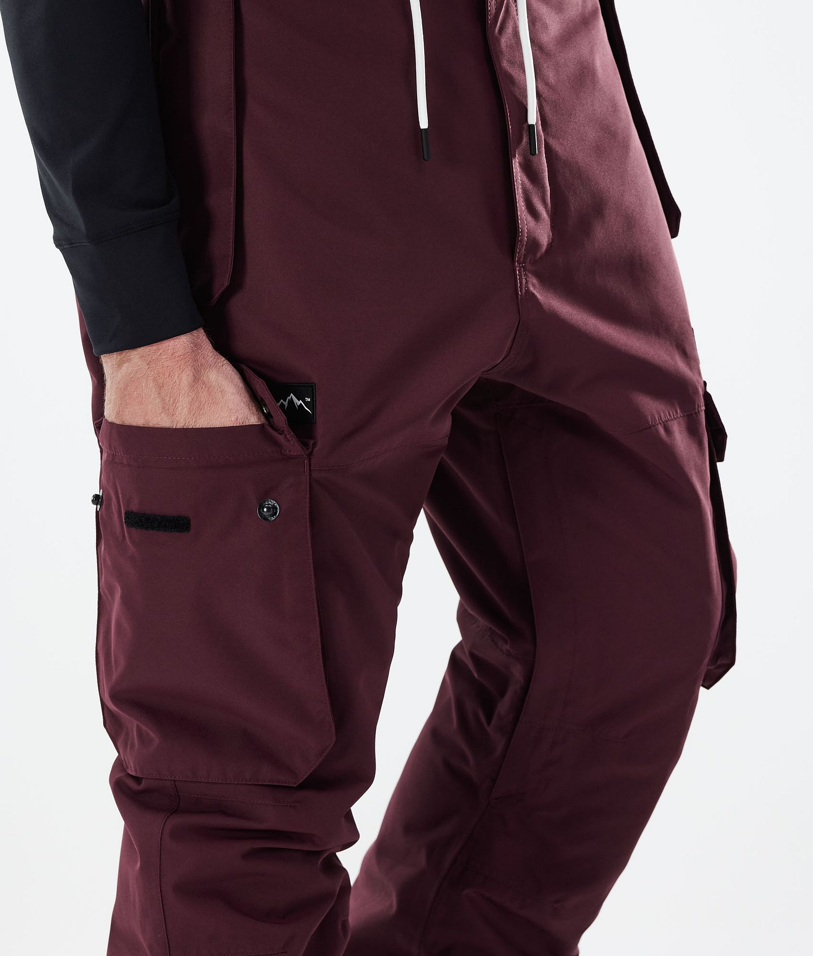 Iconic 2021 Spodnie Snowboardowe Mężczyźni Burgundy, Zdjęcie 5 z 6