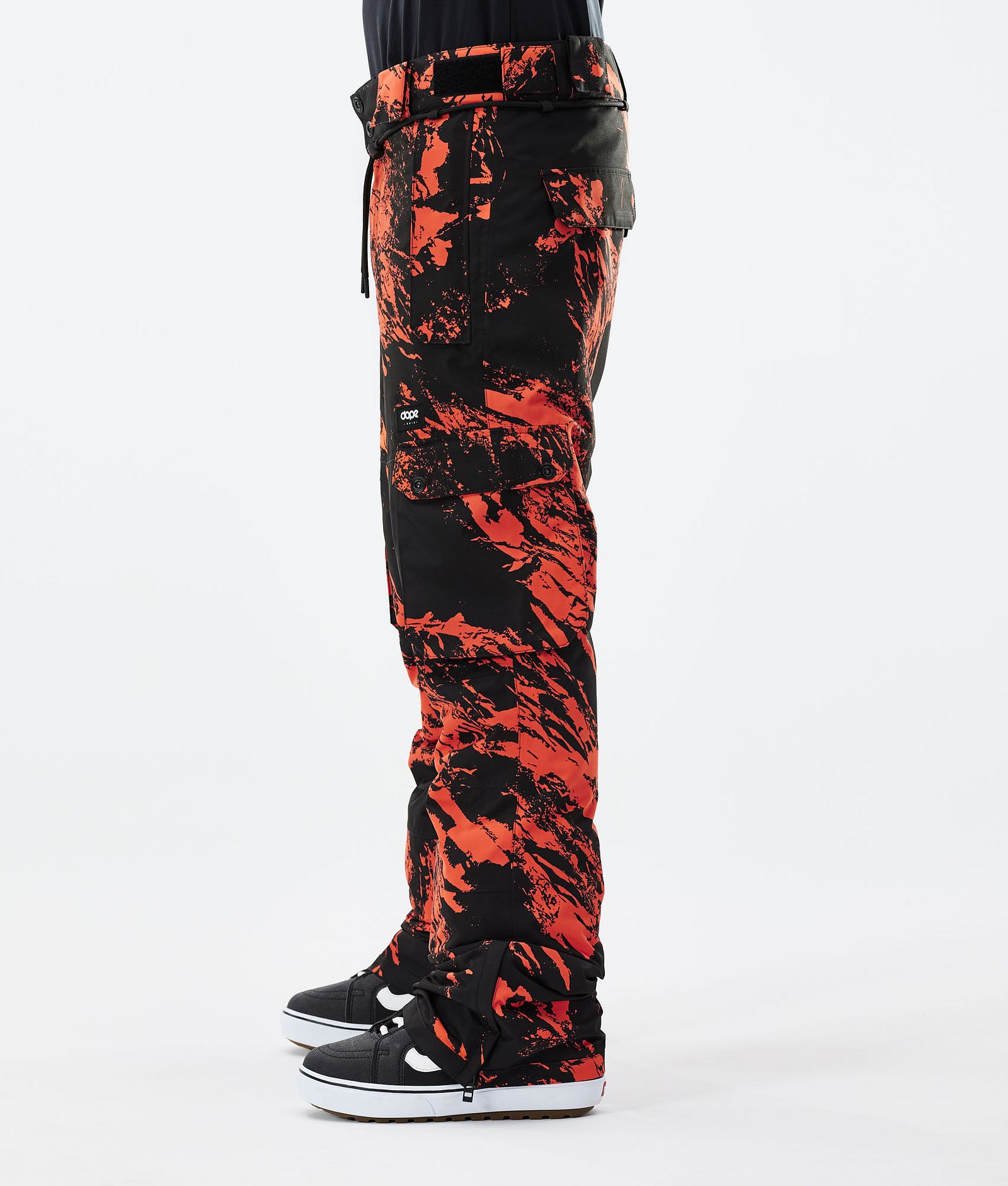 Iconic 2021 Snowboard Pants Men Paint Orange, Image 2 of 6