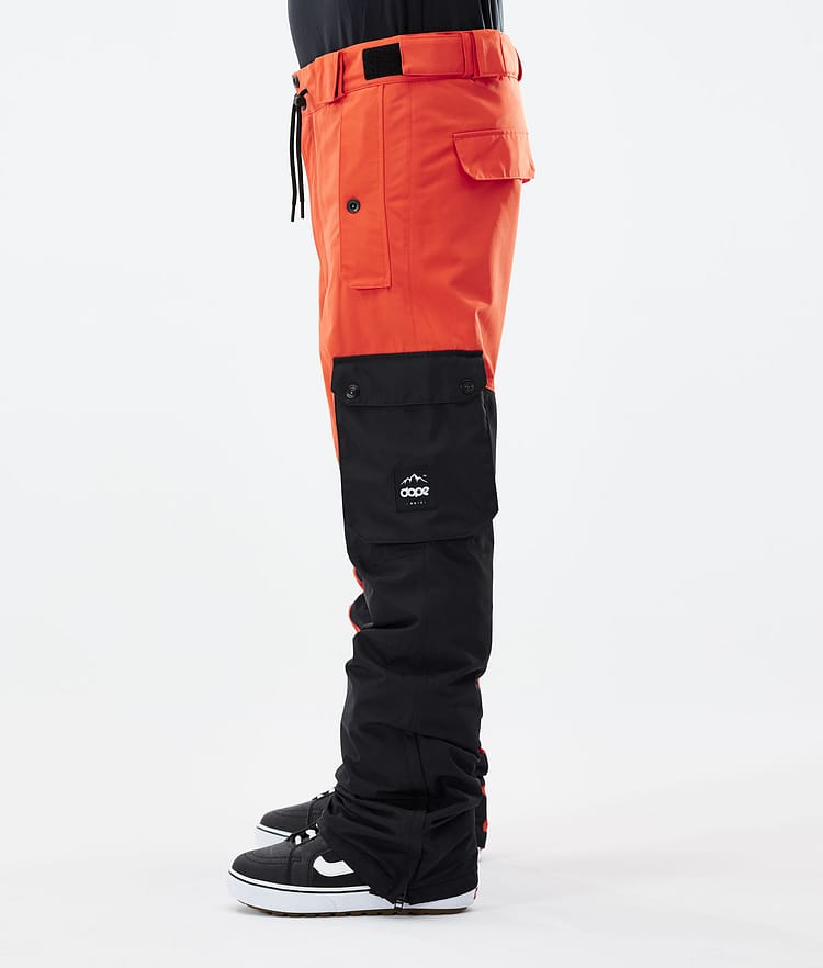 Adept 2021 Spodnie Snowboardowe Mężczyźni Orange/Black, Zdjęcie 2 z 6