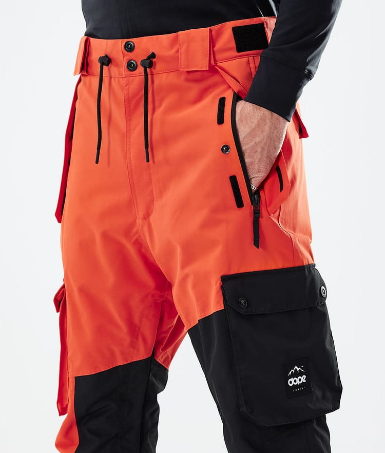 Adept 2021 Spodnie Snowboardowe Mężczyźni Orange/Black, Zdjęcie 4 z 6