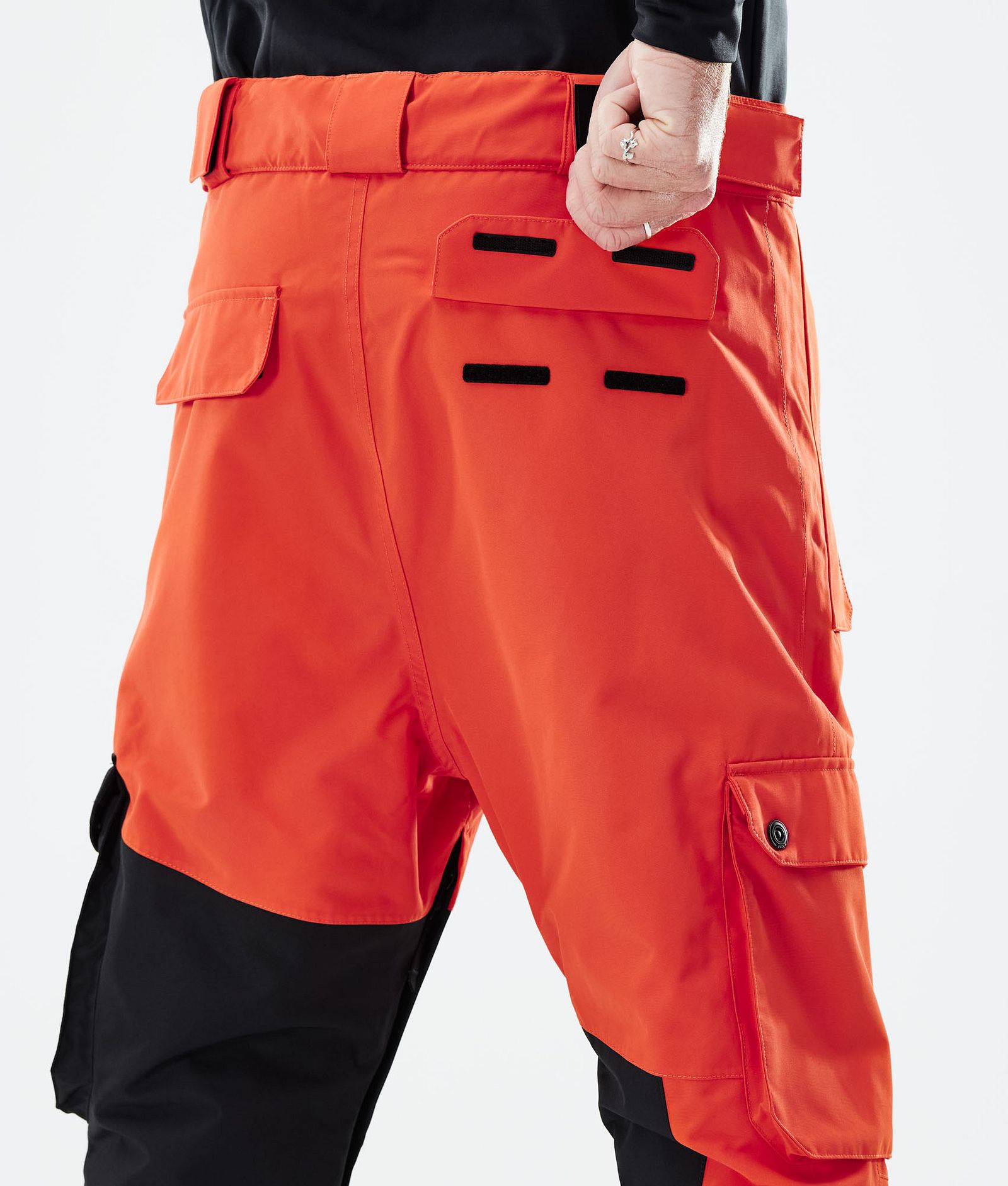 Adept 2021 Spodnie Snowboardowe Mężczyźni Orange/Black, Zdjęcie 6 z 6