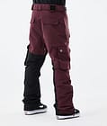 Adept 2021 Spodnie Snowboardowe Mężczyźni Burgundy/Black, Zdjęcie 3 z 6