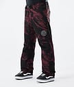 Dope Blizzard 21 Pantalones Snowboard Hombre Paint Burgundy