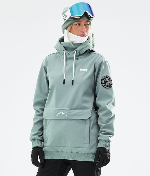 Wylie W Chaqueta Snowboard Mujer Capital Faded Green