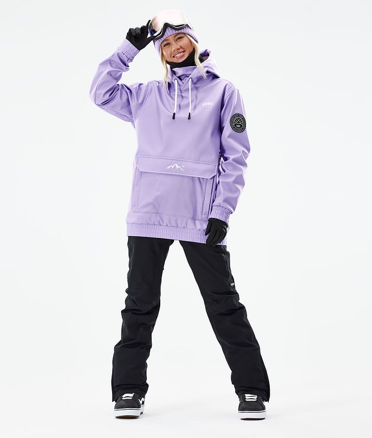 Wylie W Snowboardjacka Dam Capital Faded Violet, Bild 5 av 11