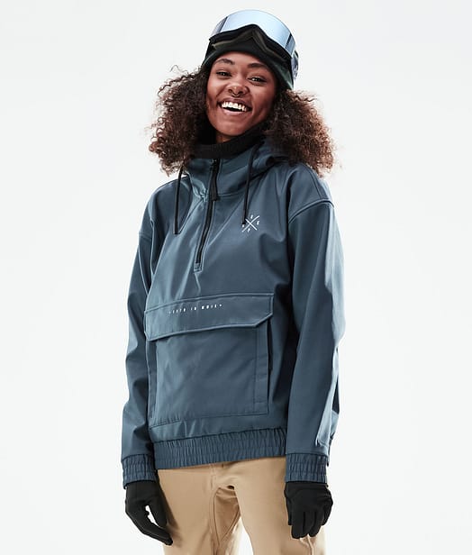 Dope Cyclone W 21 Chaqueta Snowboard Mujer Metal Blue