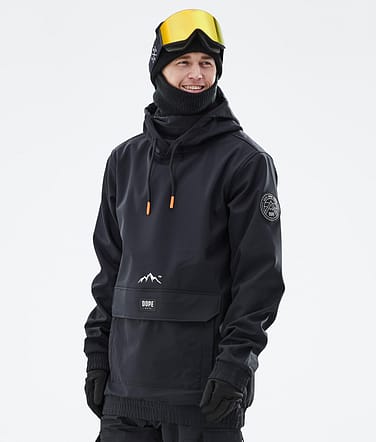 Wylie Kurtka Snowboardowa Mężczyźni Patch Black