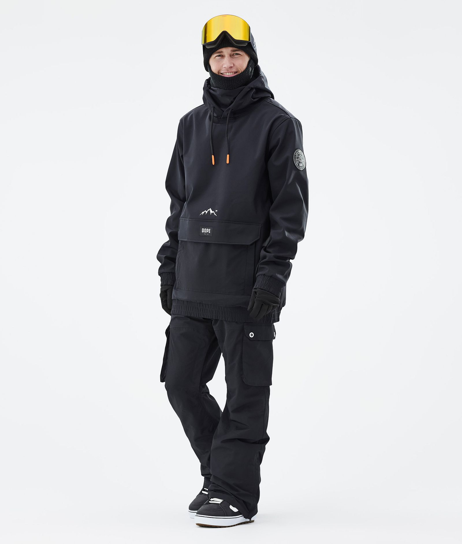 Wylie Kurtka Snowboardowa Mężczyźni Patch Black, Zdjęcie 3 z 9