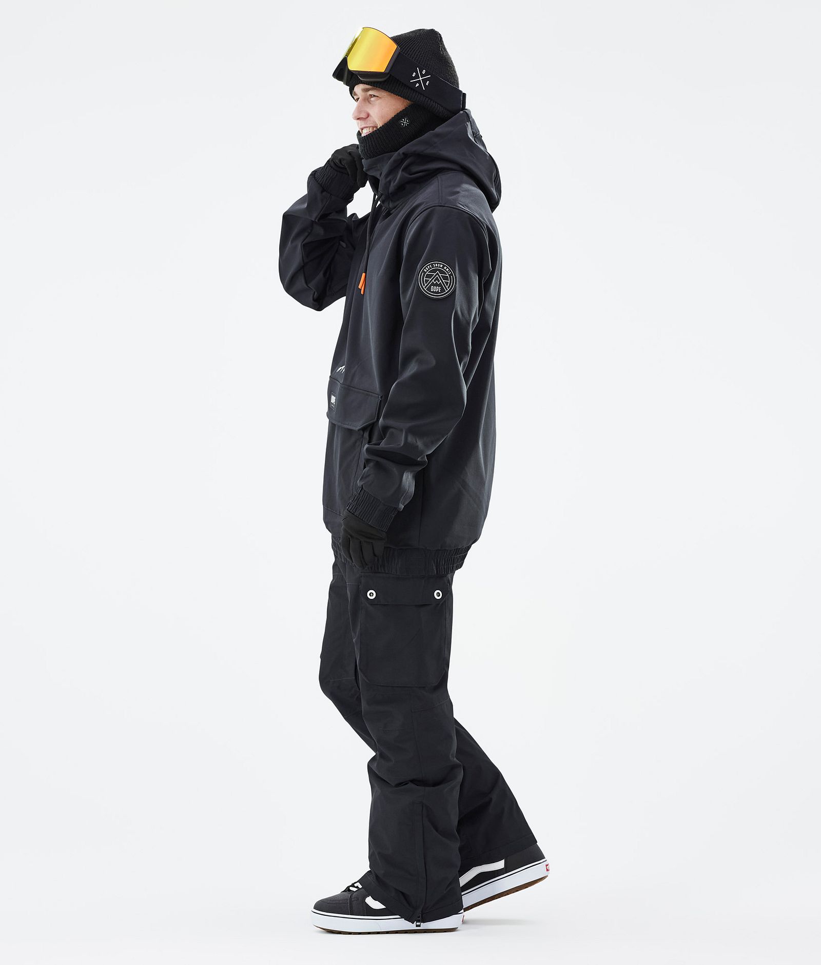 Wylie Kurtka Snowboardowa Mężczyźni Patch Black, Zdjęcie 4 z 9