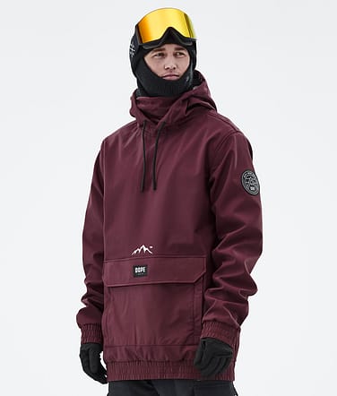 Wylie Chaqueta Snowboard Hombre Patch Burgundy