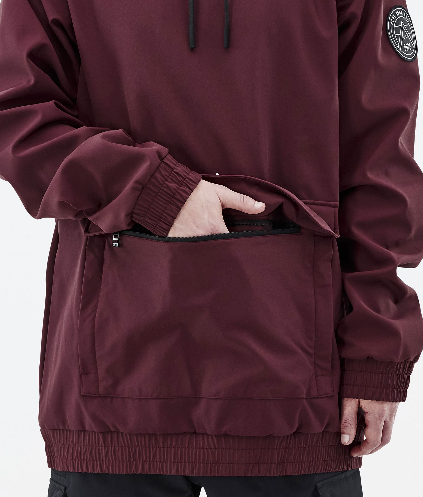 Wylie Lyžařská Bunda Pánské Patch Burgundy, Obrázek 9 z 9