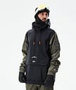 Wylie Kurtka Snowboardowa Mężczyźni Patch Black/Olive Green