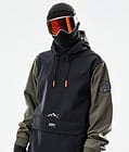 Wylie Kurtka Snowboardowa Mężczyźni Patch Black/Olive Green, Zdjęcie 3 z 10