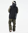 Wylie Kurtka Snowboardowa Mężczyźni Patch Black/Olive Green, Zdjęcie 6 z 10