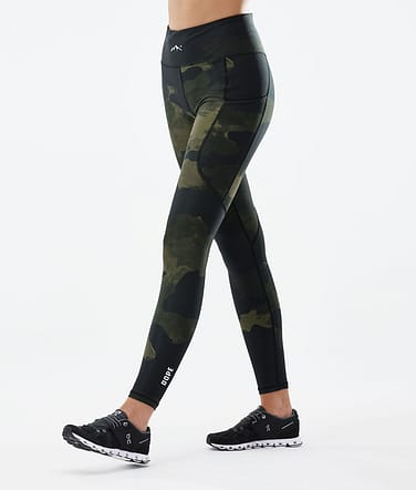 Lofty Tech 2022 Leggingsit Naiset Green Camo