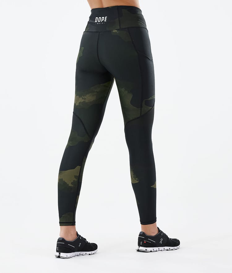 Lofty Tech 2022 Leggingsit Naiset Green Camo, Kuva 2 / 8