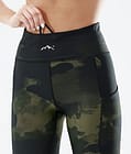 Lofty Tech 2022 Leggingsit Naiset Green Camo, Kuva 6 / 8