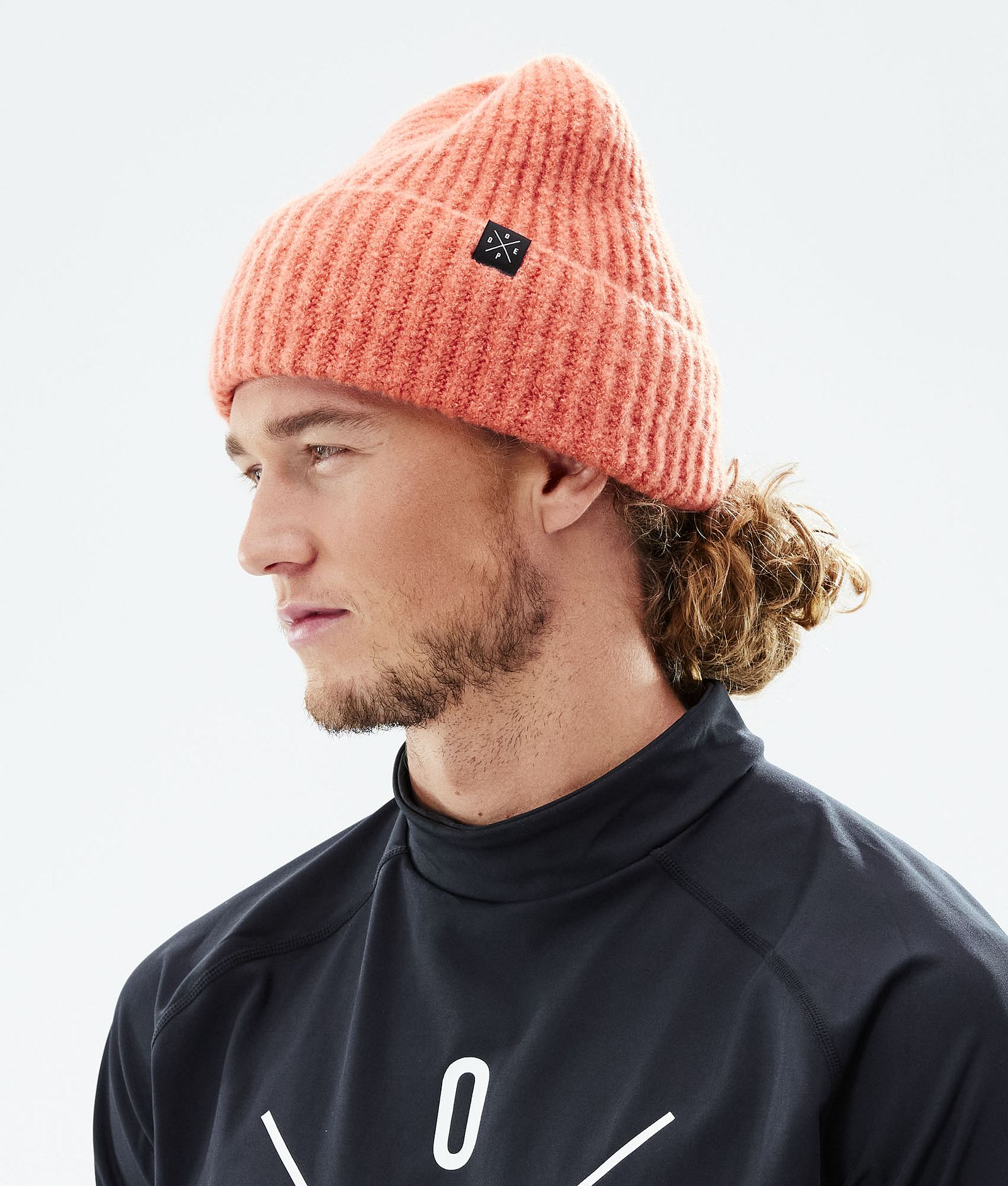 Chunky Czapka Beanie Peach, Zdjęcie 2 z 3