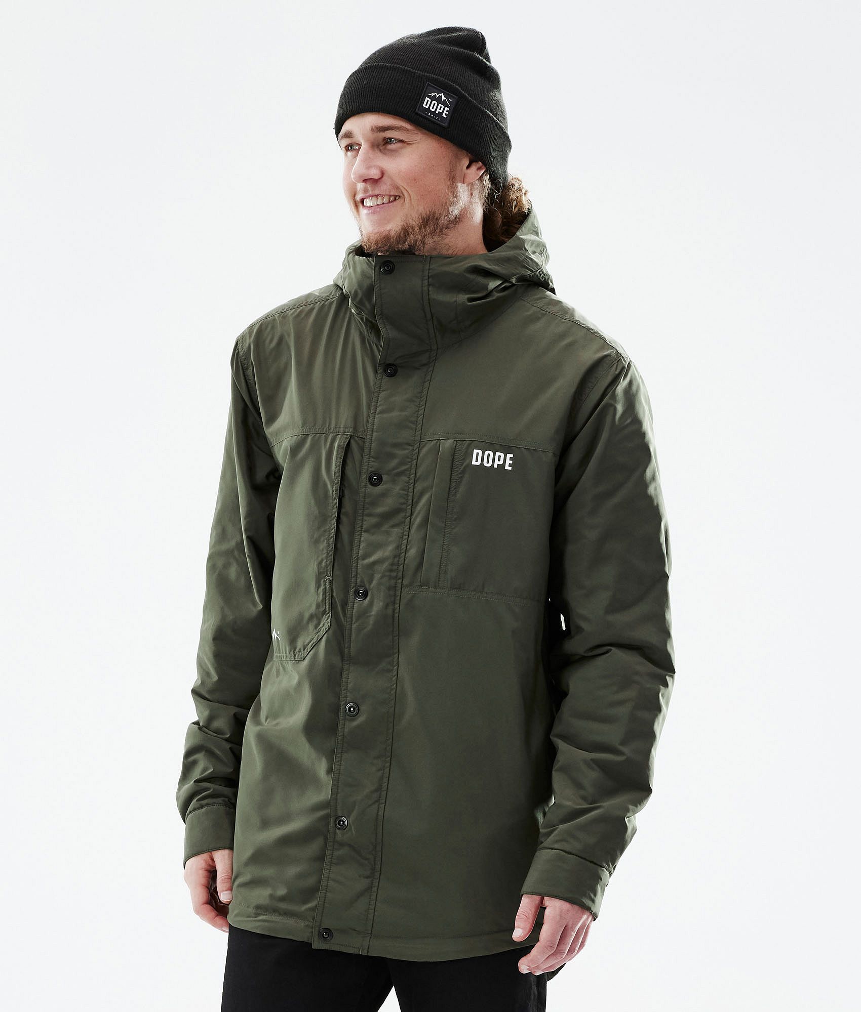 Dope Insulated Midlayer Jacket Outdoor Men Olive Green Dopesnow UK