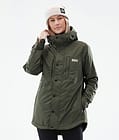 Insulated W Midlayer Jas Outdoor Dames Olive Green, Afbeelding 1 van 10