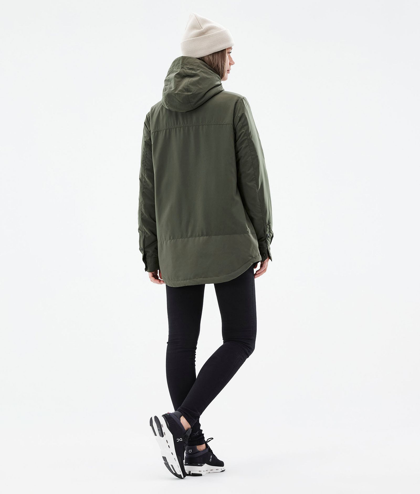 Insulated W Midlayer Jas Outdoor Dames Olive Green, Afbeelding 4 van 10