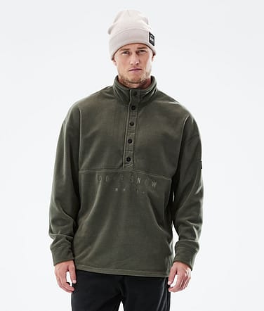 Comfy 2021 Sweter Polarowy Mężczyźni Olive Green