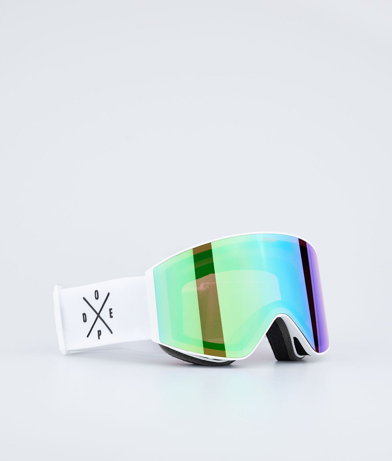 Sight 2021 Ski Goggles White/Green Mirror, Image 1 of 6