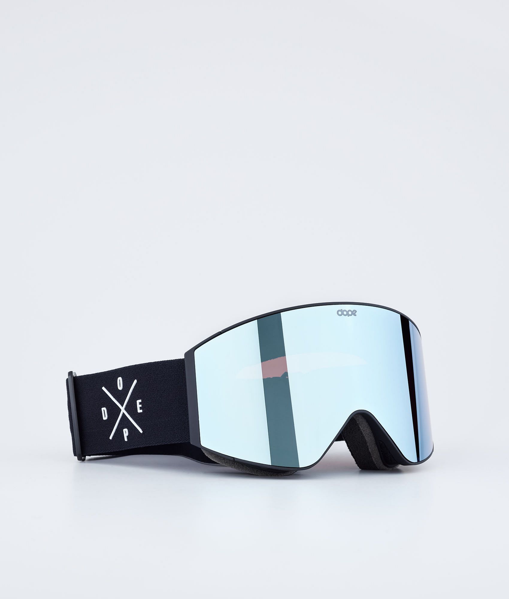 Dope Sight 2021 Ski Goggles Black/Blue Mirror | Dopesnow.com