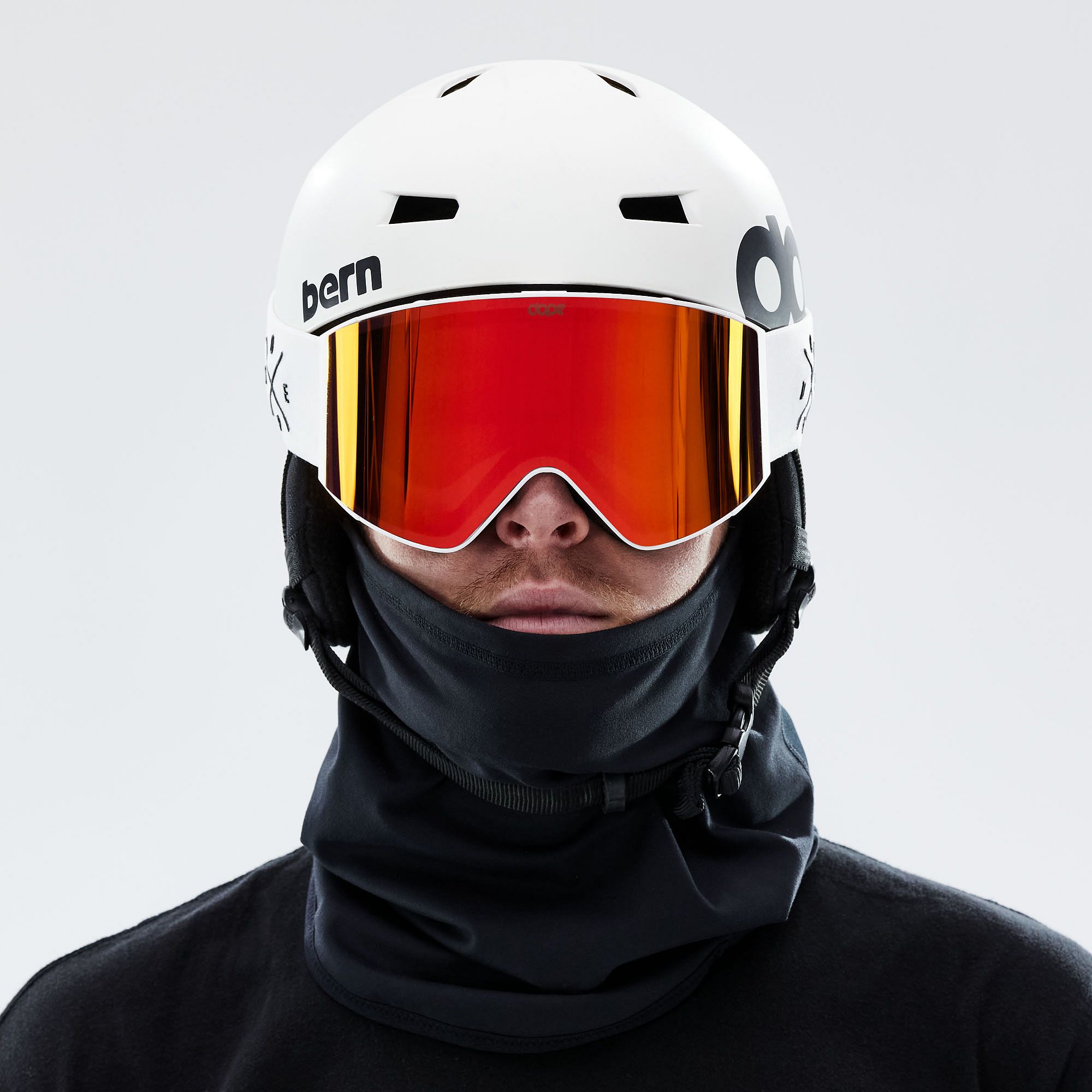 Dope Sight 2021 Ski Goggles White/Red Mirror | Dopesnow.com