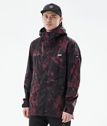 Ranger Light Outdoor Jacket Men Paint Burgundy