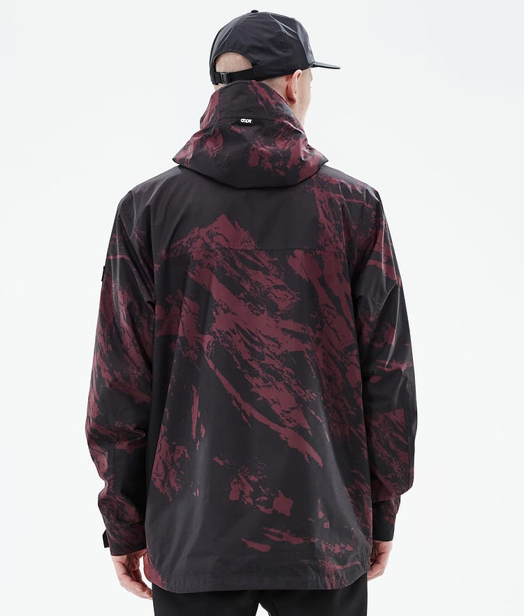 Ranger Light Outdoor Jacket Men Paint Burgundy, Image 7 of 10