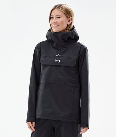 Downpour W Veste de pluie Femme Black