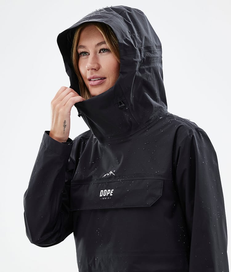 Downpour W Regenjacke Damen Black, Bild 5 von 10