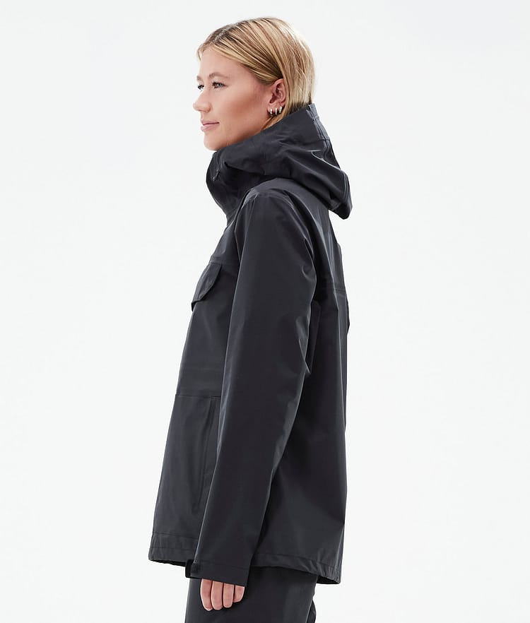 Downpour W Rain Jacket Women Black, Image 6 of 10