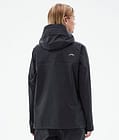 Downpour W Veste de pluie Femme Black, Image 7 sur 10