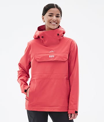 Dope Snow Downpour W Rain Jacket Women Coral