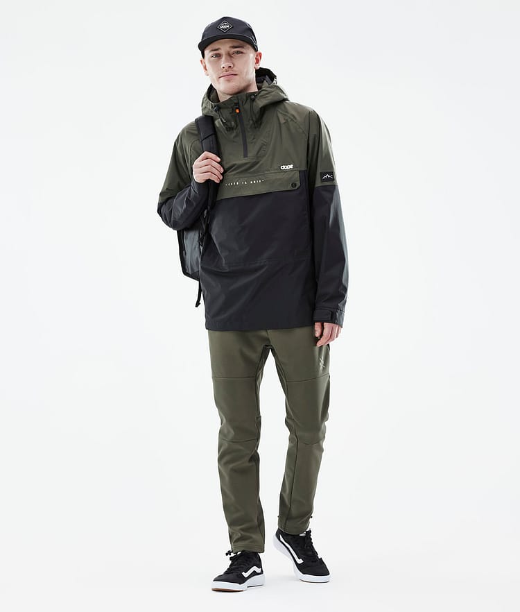 Hiker Light Outdoor Jacket Men Olive Green/Black, Image 3 of 9