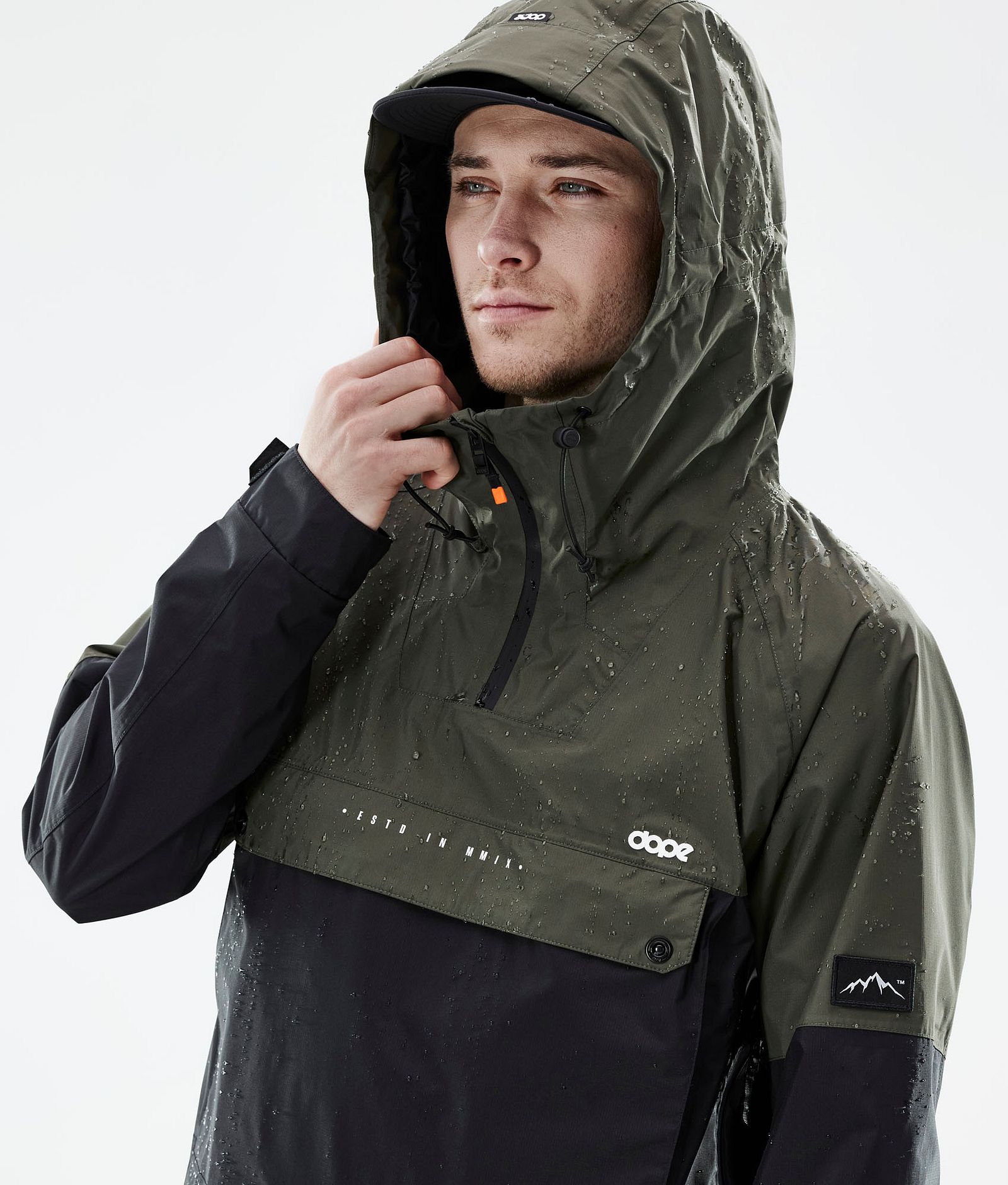 Hiker Light Outdoor Jacket Men Olive Green/Black, Image 5 of 9