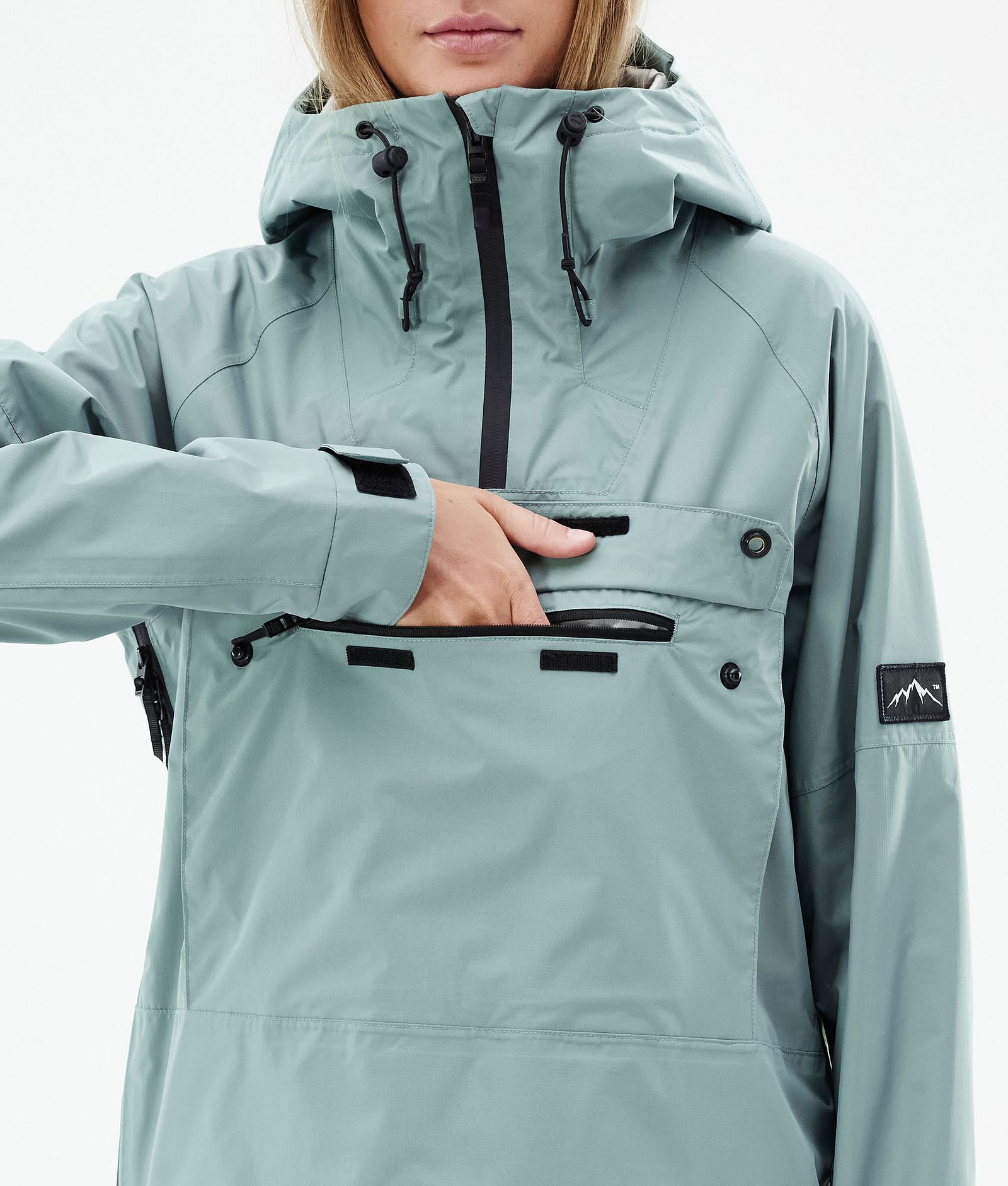 Hiker Light W Outdoor Jacket Women Faded Green, Image 9 of 9