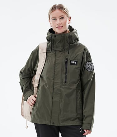 Blizzard Light W Full Zip Outdoor Jacket Women Olive Green