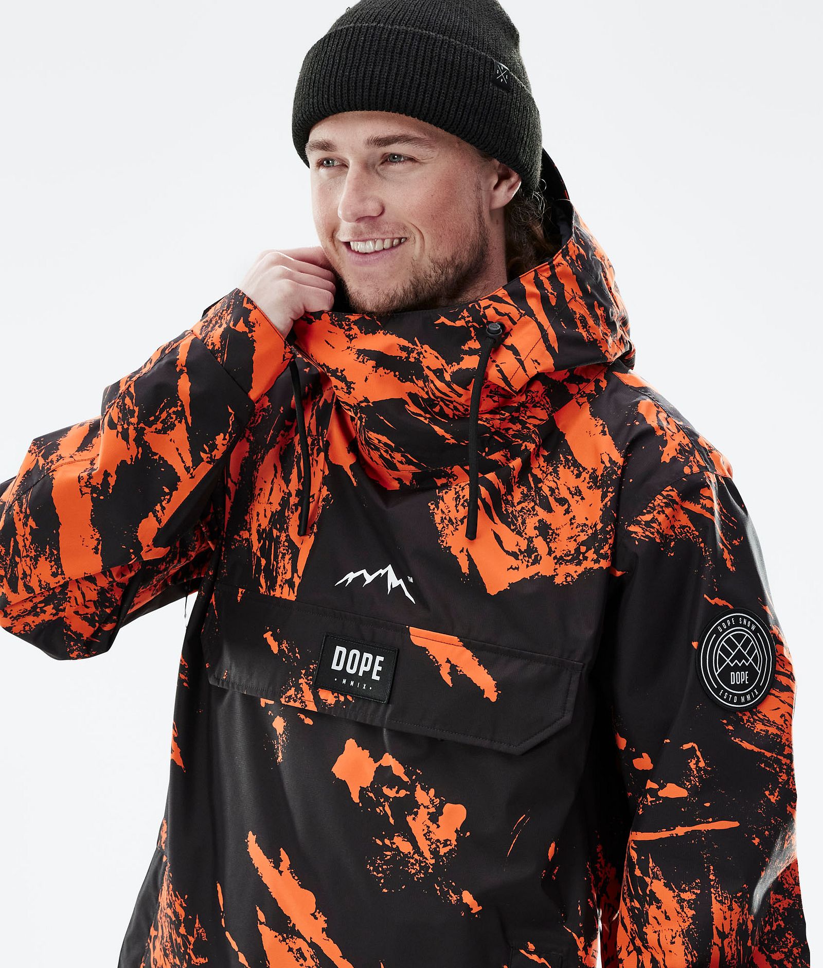 Blizzard Light Outdoor Jacket Men Paint Orange, Image 2 of 9