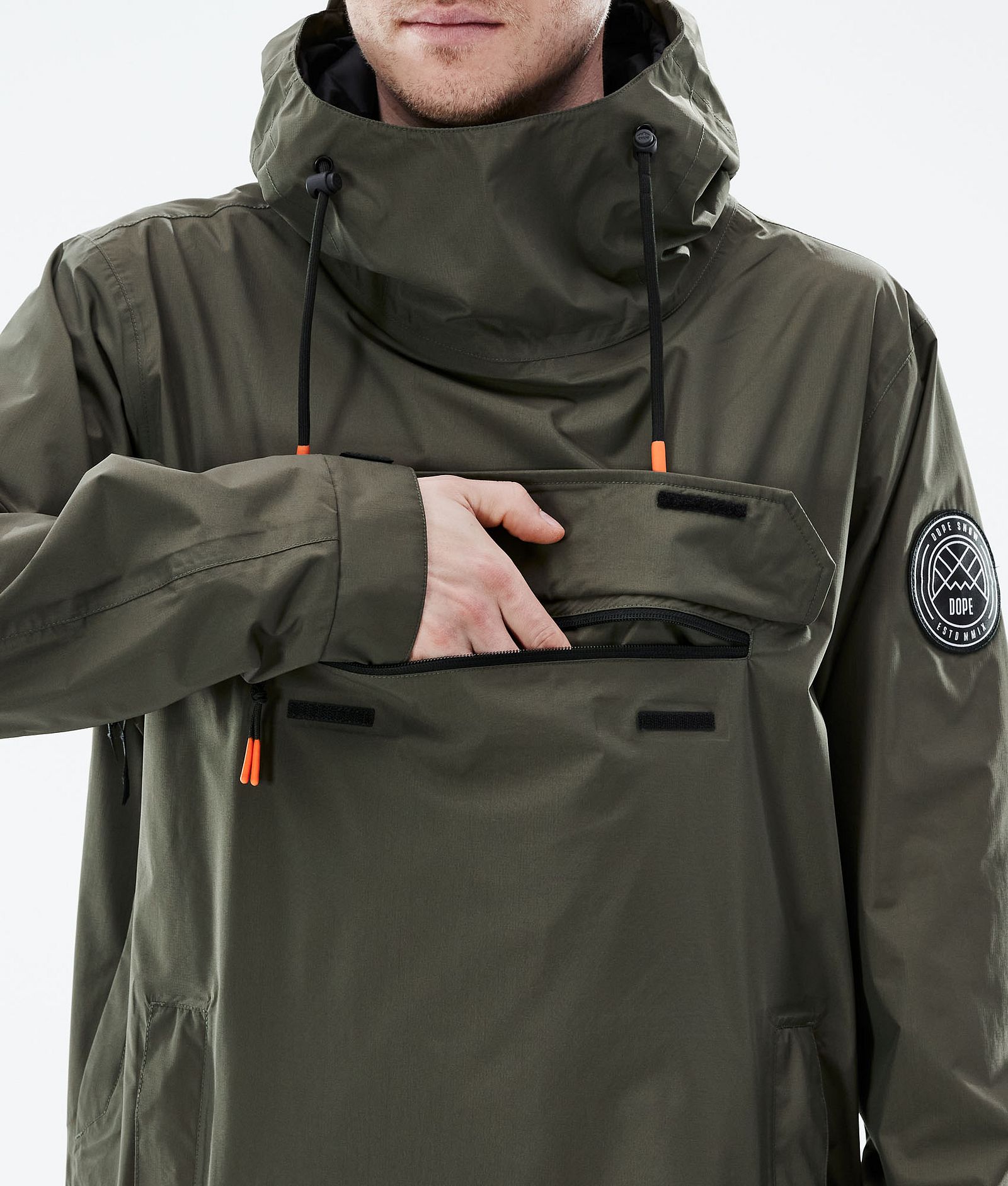 Blizzard Light Outdoorová Bunda Pánské Olive Green, Obrázek 8 z 8