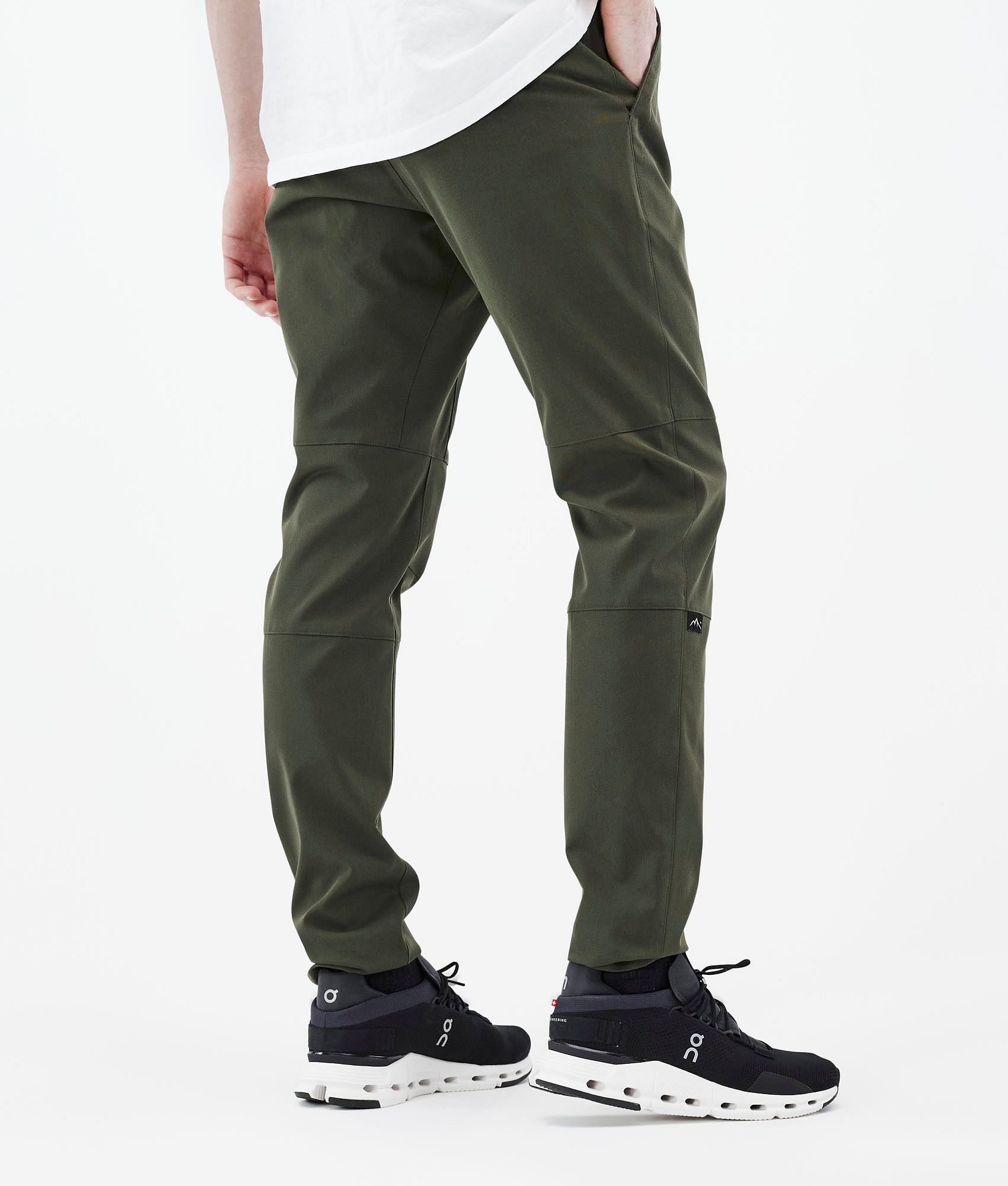 Olive green joggers mens on sale