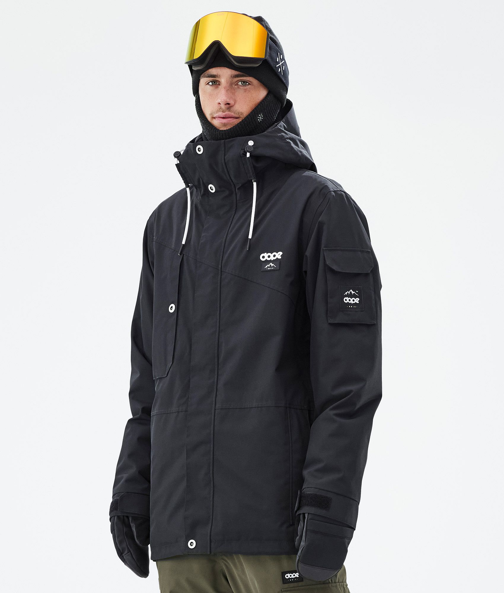 Black store snowboard jacket