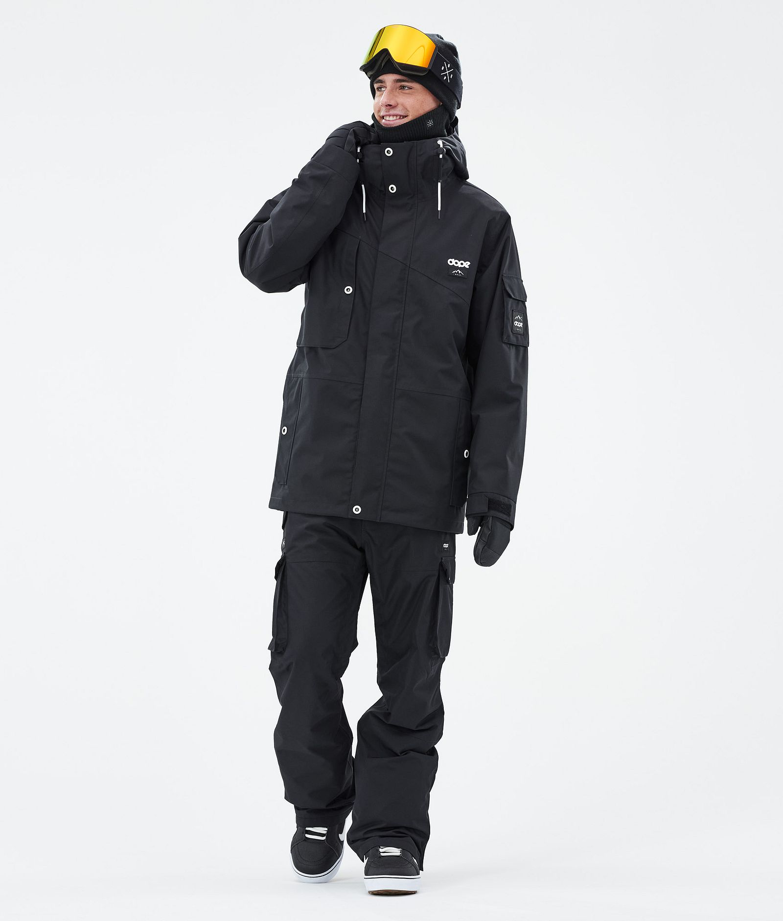 Adept Snowboardjakke Herre Black Renewed, Bilde 2 av 9