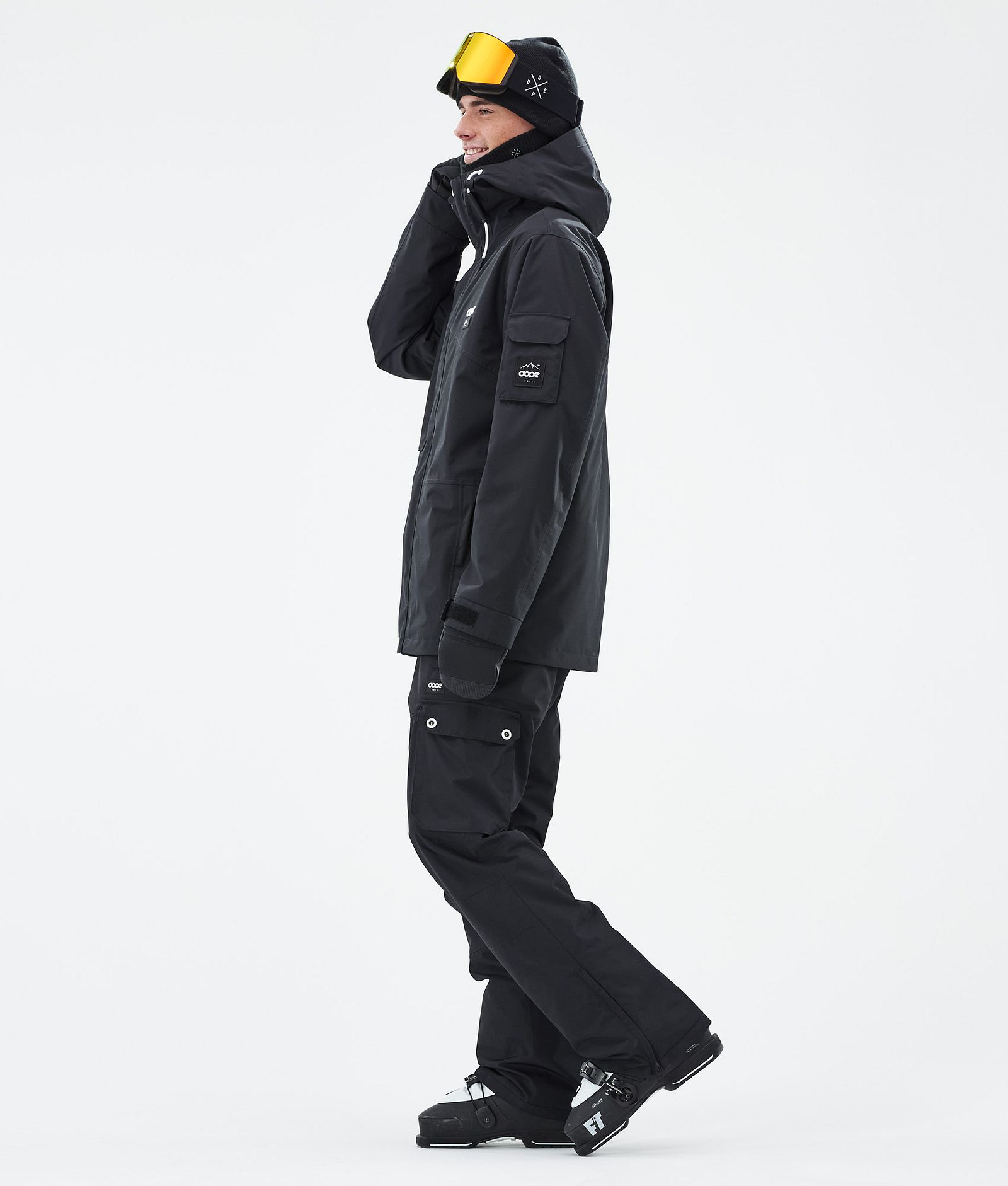 Adept Skijacke Herren Black, Bild 3 von 9