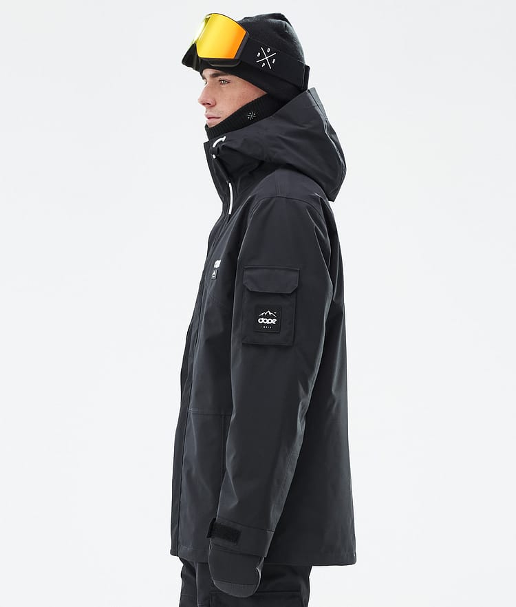 Adept Snowboardjakke Herre Black Renewed, Bilde 5 av 9